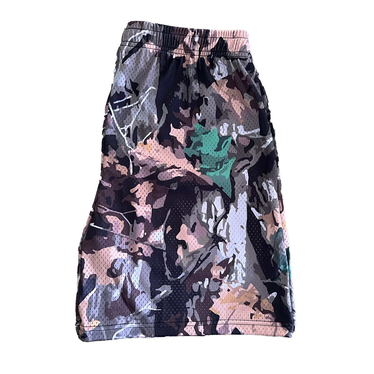 Paint Camo Mesh Shorts
