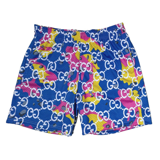 GG Cotton Candy Camo Mesh Shorts
