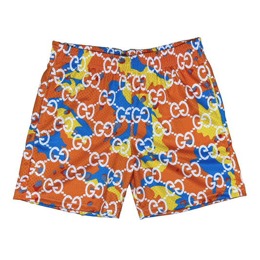 GG Orange Camo Mesh Short (Size 3XL)