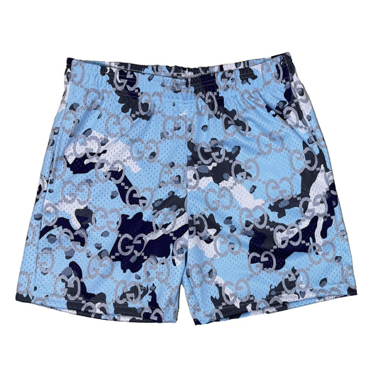GG Icy Camo Mesh Shorts (size M)